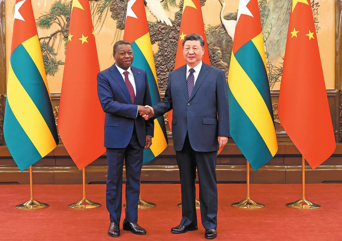 Xi Meets Togo’s Leader as China, Togo Upgrade Ties, Eye Expanded Trade, Investment Cooperation